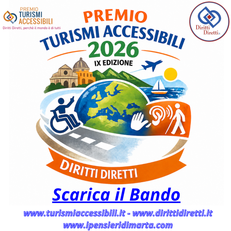 Bando 9° Premio Turismi Accessibili – Edizione 2026