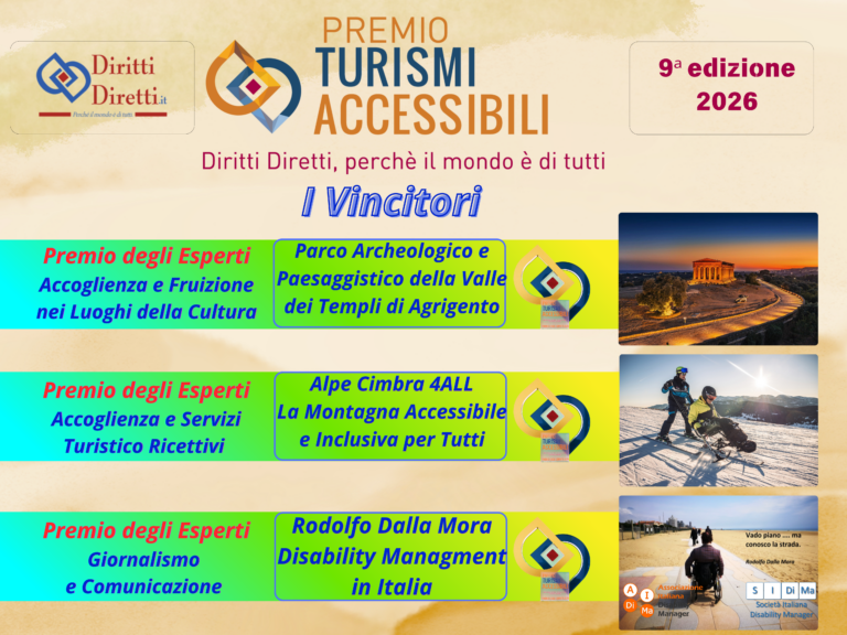 Premio Turismi Accessibili 2026 I Vincitori della Nona Edizione